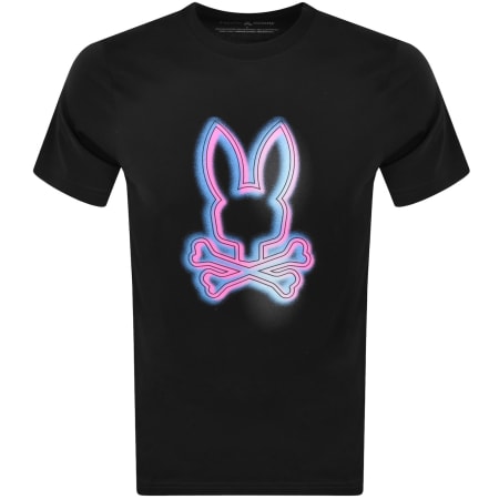 Psycho Bunny Sydney Graphic Logo T Shirt Black | Mainline